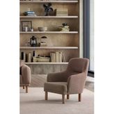 Ak Sofa Stella Berjer Krem Kahverengi