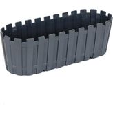 Akasya Balkon Saksı 40 cm 6 Litre (Antresit)