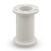 AKBELLİ GROUP Çok Amaçlı Mobilya Plastik Ayak Mobilya Dolap Kanepe Tv Ünitesi Ayağı (BEYAZ, 6 CM)