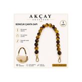 Akçay Aksesuar AKRİLİK ÇANTA SAPI YUVARLAK