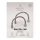 Akçay Aksesuar Kaliteli Çanta Sapı Parlak Çift