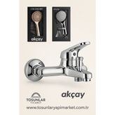 AKÇAY BANYO MİX BATARYA + AKÇAY AYARLI DUŞ SETİ