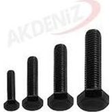 Akdeniz Dın933 M8 60 Mm Siyah Cıvata 40 Adet