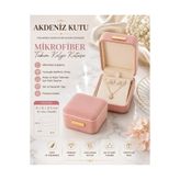 Akdeniz Kutu Lüks Kadife Kaplama Kolye Set Kutusu