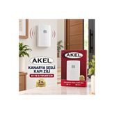 Akel Kanarya Sesli Kapı Zili Beyaz