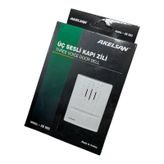 Akelsan Kanarya Kapı Zili AK-902 – 3 Sesli, 12V AC, 11x8x2 cm – Zil Trafosu ile Uyumlu, Kolay Montaj