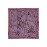 Aker 90X90 Bosphorus Çift Taraflı İpek Twill Eşarp