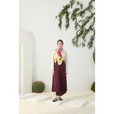 Aker Bordo Asimetrik Piliseli Etek - 40