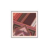 Aker Eşarp Bordo Kadın Geometrik Desenli Polyester Eşarp