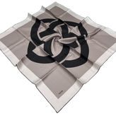 Aker İpek Eşarp - 8800701-315 Vizon Siyah Sura