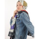Aker Ipek Koton Etol Şal 8088777 - Ekru