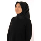 Aker Kadın Siyah Twill Ipek Eşarp 7519713