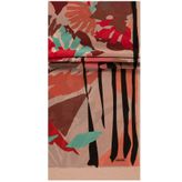 Aker Pembe 75X200 İpek Koton Şal