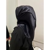 Aker Siyah İpek Eşarp Monogram Jakar