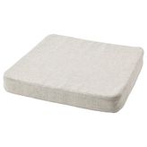 AKERVINDEFLY sandalye minderi, bej bej 39/35x37x5 cm