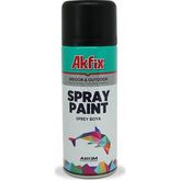 Akfix Akrilik Sprey Boya 400 ml - Mat Siyah