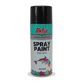 Akfix Akrilik Sprey Boya 400ml Parlak Siyah
