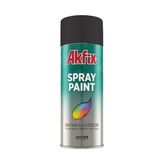Akfix Sprey Boya 400 ml Parlak Siyah Tekli - 1 Adet