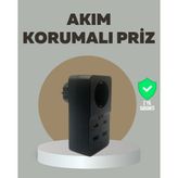 Akıllı Akım Dengelemeli Priz 2500W 4 USB Type C Çıkışlı
