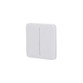 Akıllı Anahtar Butonu Solobutton (2-Gang) White