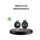 Akıllı Saat Nfc Bluetooth Arama Ve Kablosuz Şarj Özellikli