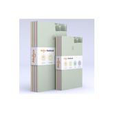AKILLICA Soft Çizgili Pastel Marble Series 8'li Defter Set