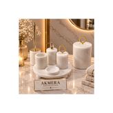 AKMERA 7 Parça Ultra Lüks Banyo Seti