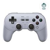 AKNES 8Bitdo Pro 2 Bluetooth Controller, Hall Effect Joystick Update, Gaming Controller Compatible with Switch, Apple, Windows, Steam Deck, Android and Raspberry Pi - Gray Edition