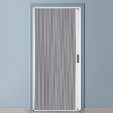 Akordeon Kapı, Petek Katlanır İç Kapı, 51-203 cm Çerçeve ve Saplı Akordeon Oda Bölücü - Dolap, Banyo, Kiler Değiştirme (79x80 inç)