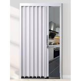 Akordeon Sürgülü Kapı, Sürgülü Dolap Kapıları, Beyaz Akordeon Ahır Kapısı, Banyo, Mutfak, Yatak Odası, 60, 75, 80, 90, 105 cm Genişlik, Geri Çekilebilir İç Bölme
