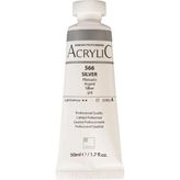 Akrilik Boya Profesyonel Silver (566) 50ML Tüp (Seri A)