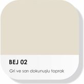 Akrilik Su Bazlı Silinebilir İç Cephe Duvar Boyası, 200Ml, Özel Mat, Silikon Katkılı - 2023 Summer Palette - (Bej 02)