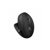 Akseqi Kablosuz, Şarj Edilebilir 6 Tuşlu Ergonomik Mouse - Kablosuz Dikey Ergonomik Fare Siyah Dikey Mouse