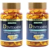 Aksu Vital Vitamin D3 60 Softjel 2 Adet - Aromasız
