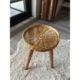 Aktarlife Rattan Bambu Yan Sehpa Tekli