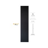 Akupanel PLUS7 60×245 cm Siyah Akustik Duvar Paneli