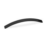 Akzern Yapı Kordon Kulp Mat Siyah 160MM - Alüminyum - 160 mm