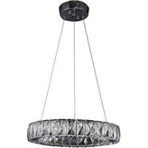 Ala Lighting 304 Siyah Paslanmaz Ledli Avize