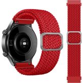 Alan Şanslı 20 mm Watch Kırmızı Star Kordon