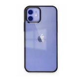 Alan Şanslı iPhone 12 Element Silikon Siyah Cep Telefonu Kılıfı