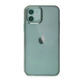 Alan Şanslı iPhone 12 Element Silikon Yeşil Cep Telefonu Kılıfı