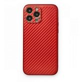 Alan Şanslı iPhone 13 Pro Coco Karbon Kırmızı Silikon Kılıf