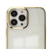 Alan Şanslı iPhone 14 Pro Element Gold Silikon Kılıf