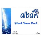 Alban Steril 5x7.5 cm 10lu Paket Yara Pedi