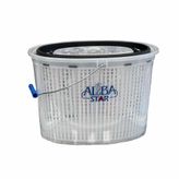 Albastar 8 lt Şeffaf Oval Süzgeçli Balıkçı Kovası