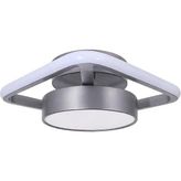 Alen Tekli Gri Enerji Tasarruflu Beyaz Işık Modern Led Avize Çocuk Odası Koridor Giyinme Odası Giriş