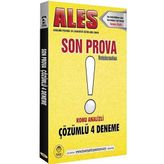ALES Son Prova 4 Çözümlü Deneme