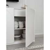 Alesta 3 Çekmeceli Modern Konsol - Krem