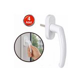 Alet Çantam Beyaz 4 Adet Plastik Pvc Pencere Pimapen Kolu