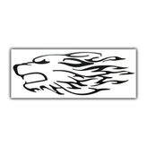 Alev Kurt Desenli Sticker Araba Yapıştırma